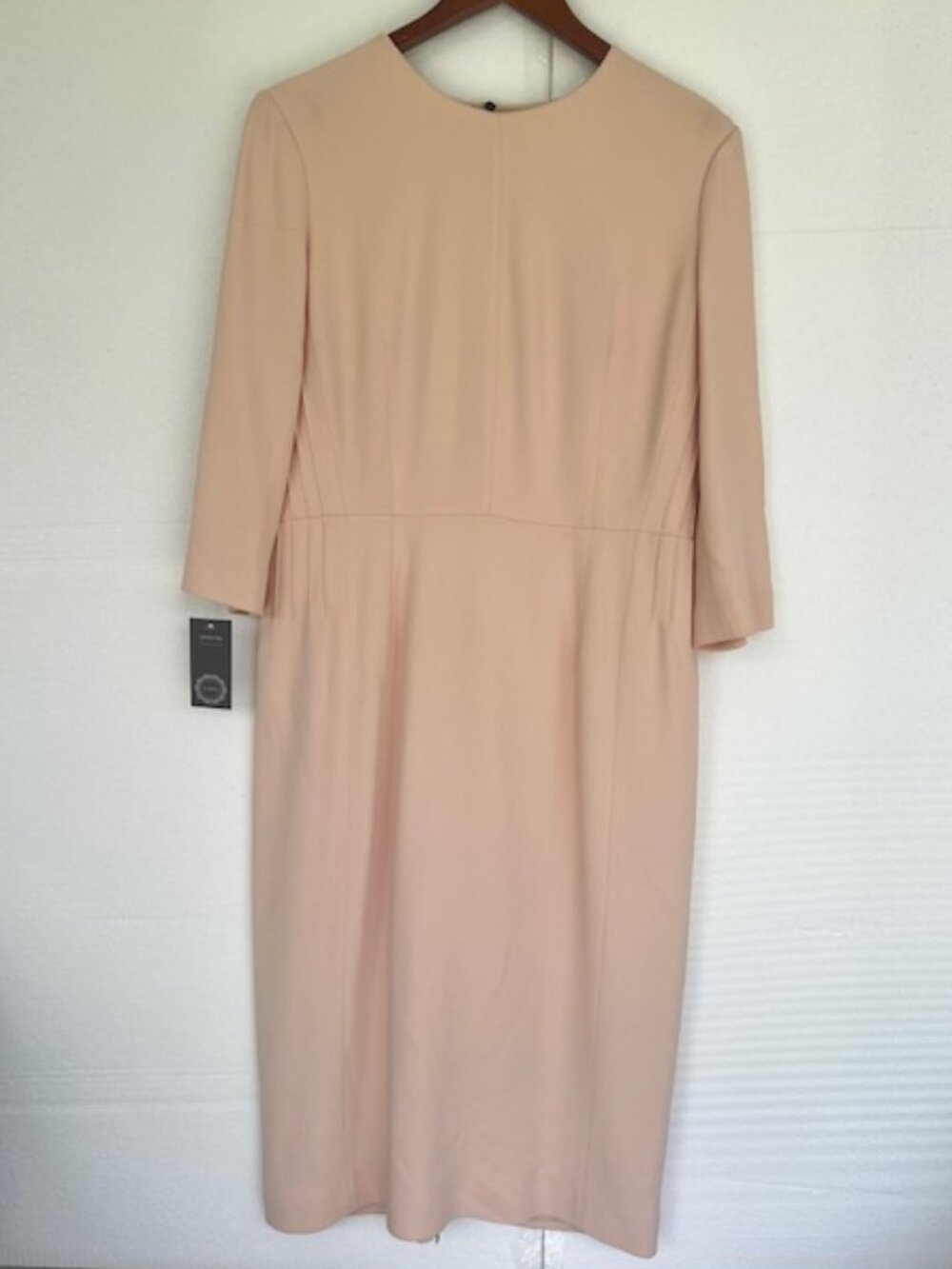 Narciso rodriguez dress in lotus root pink